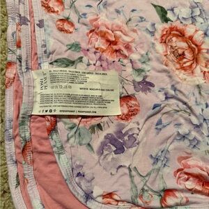 Posh Peanut Floral Blanket in Pink and Purple
